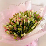 200 tulips bouquet - perfect for parties, weddings, proposals, anniversary.