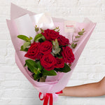 red rose bouquet