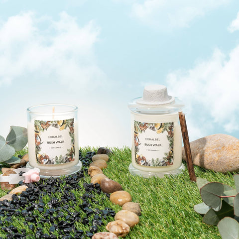 Bush Walk Soy Candle by Coralbel. Premium 100% soy wax candles made in Sydney.