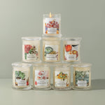 Premium 100% soy wax candles in glass jars made in Sydney by Coralbel.