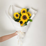 A bouquet of sunflowers.